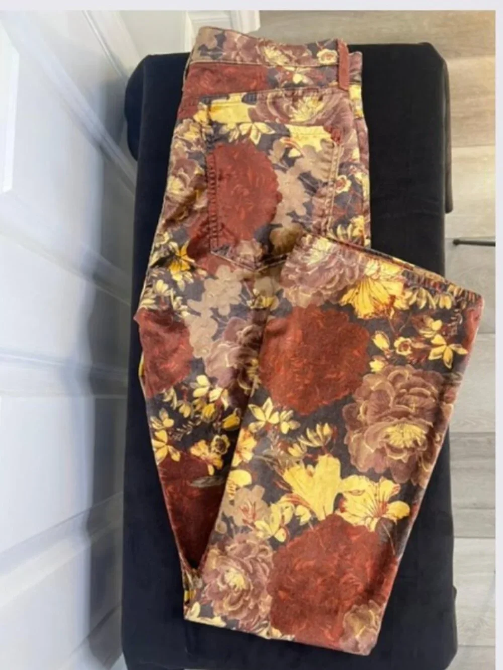 Agolde Nico Ultra High-Rise Velvet in Super Bloom Bootcut Jeans – Size 28 - NWOT - Picture 10 of 11